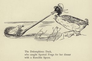 Le canard Dolomphious - Edward Lear
